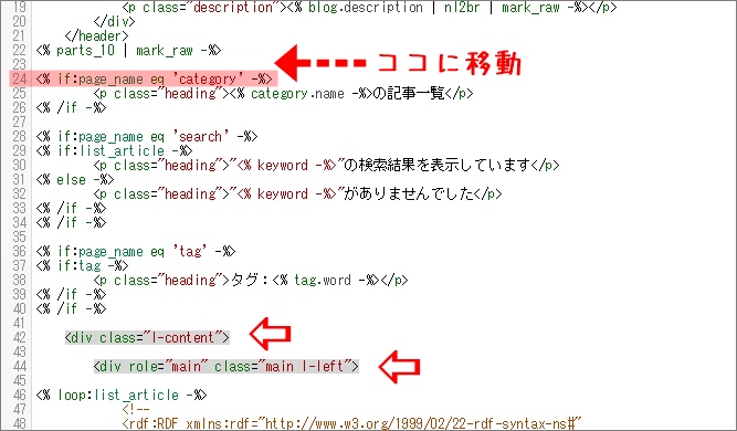 HTML編集画面でのl-content部分